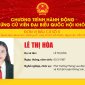Chương trình hành động của Ứng cử viên Đại biểu Quốc hội khóa XV Lê Thị Hòa - Đơn vị bầu cử số 5