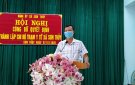 Công bố Quyết định thành lập Chi bộ Trạm y tế xã Sơn Thủy