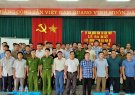 Lễ ra mắt lực lượng tham gia bảo vệ an ninh cơ sở xã Sơn Thủy